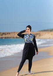 Maillot de bain burkini imprimé floral