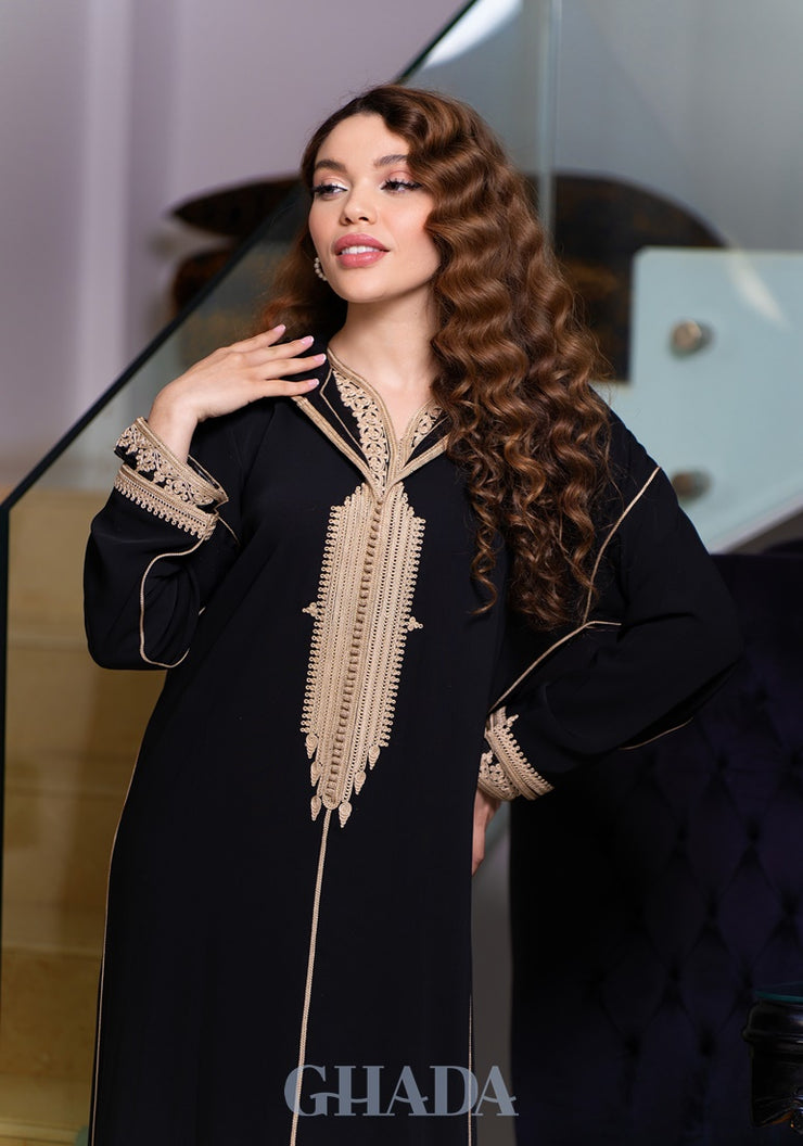 Djellaba traditionnelle avec Qmiss