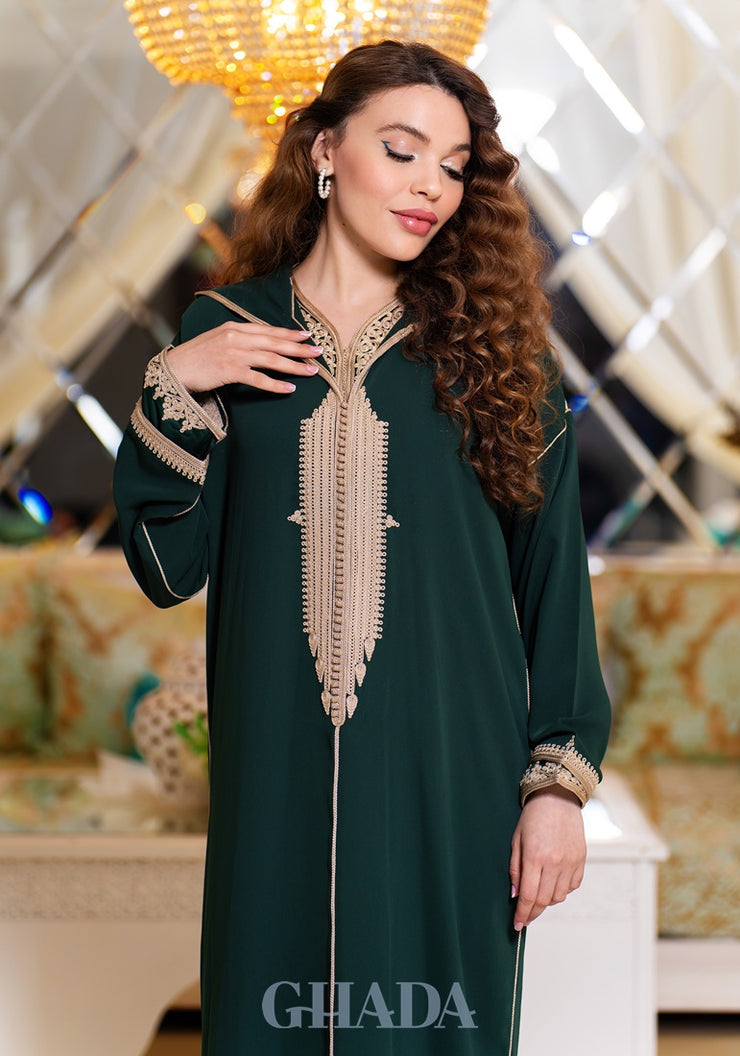 Djellaba traditionnelle avec Qmiss