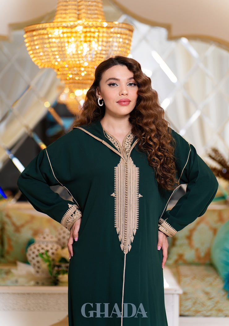 Djellaba traditionnelle avec Qmiss