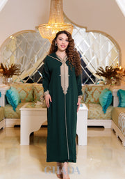 Djellaba traditionnelle avec Qmiss