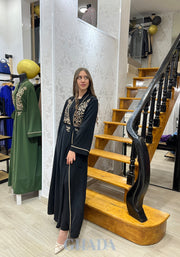 Abaya noir avec broderie