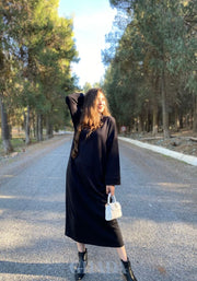 Robe oversize en noir