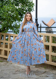 Robe longue imprimé floral