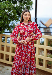 Robe longue imprimé floral