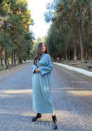 Robe oversize en vert