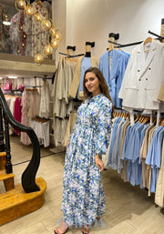 Robe longue imprimée florale