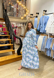 Robe longue imprimée florale