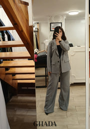 Ensemble tailleur en gris