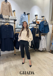 Bomber en beige