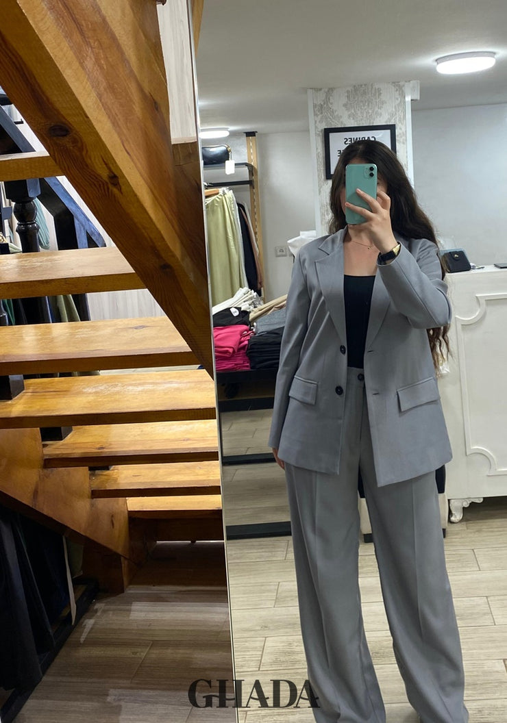 Ensemble tailleur en gris