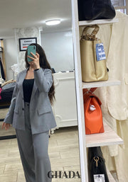 Ensemble tailleur en gris