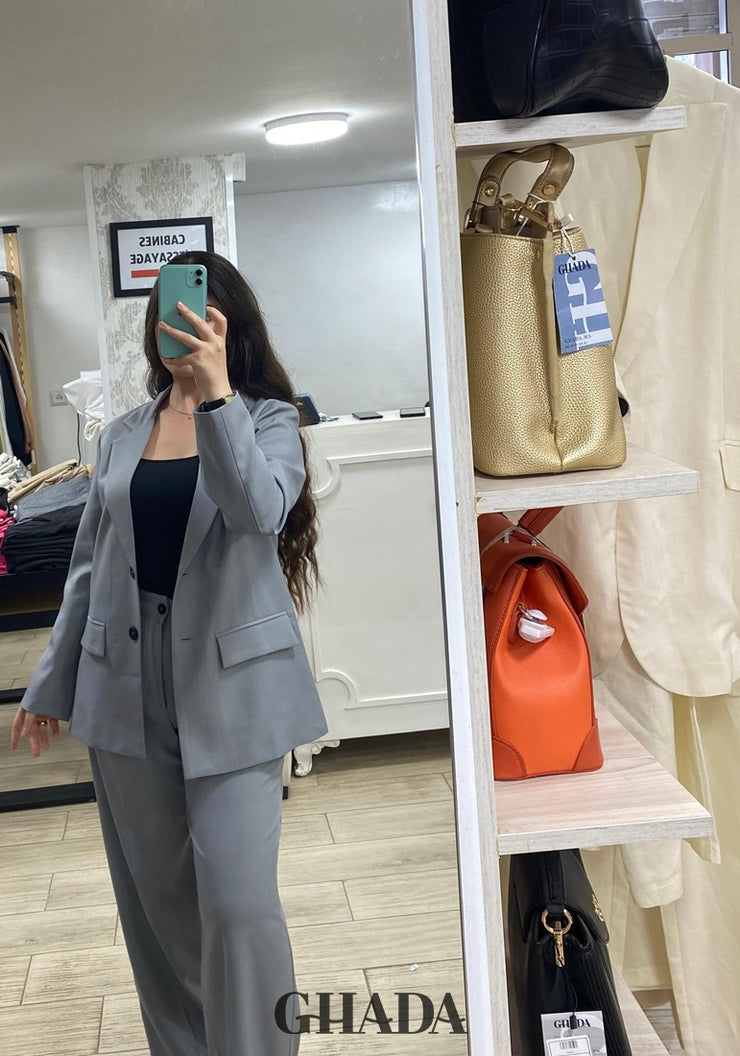 Ensemble tailleur en gris