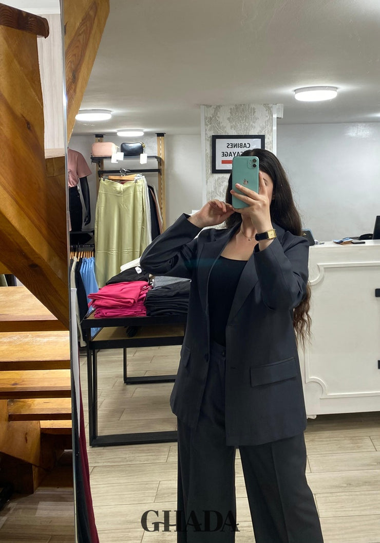 Ensemble tailleur en noir
