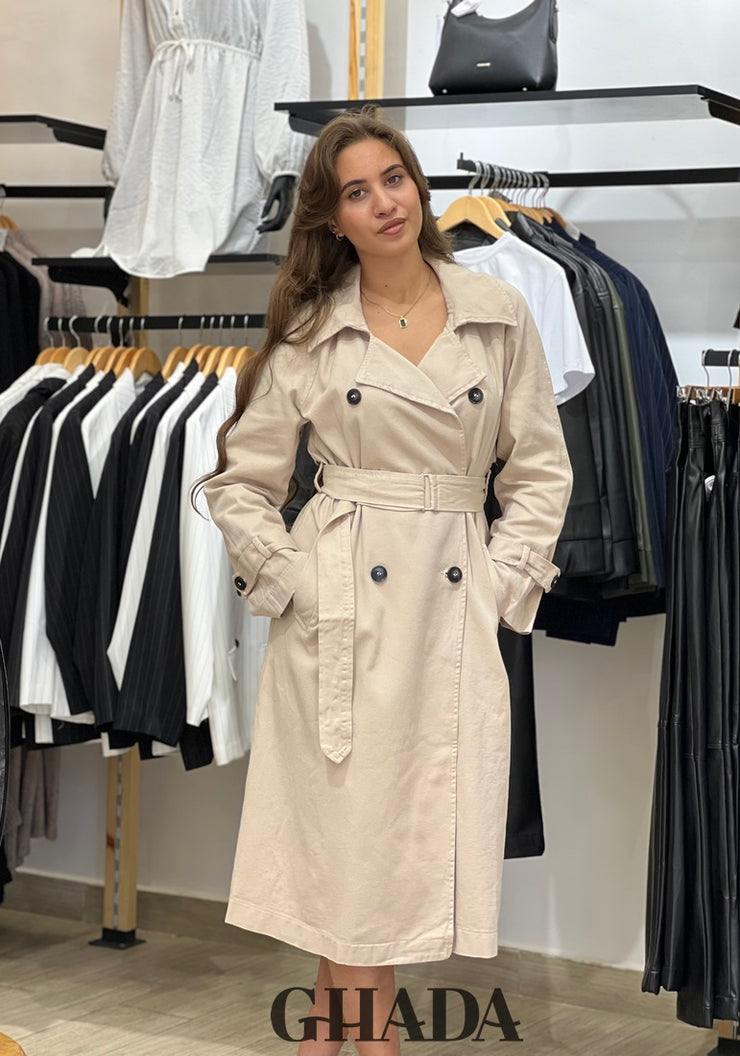 Trench-coat beige