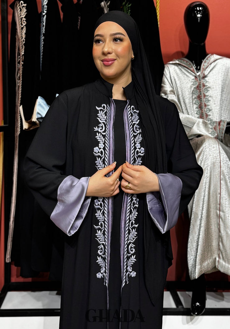 Abaya avec broderie