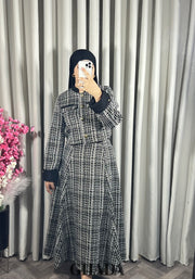Ensemble veste et jupe en tweed