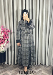 Ensemble veste et jupe en tweed