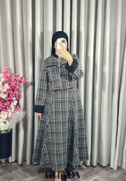 Ensemble veste et jupe en tweed