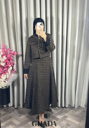 Ensemble veste et jupe en tweed