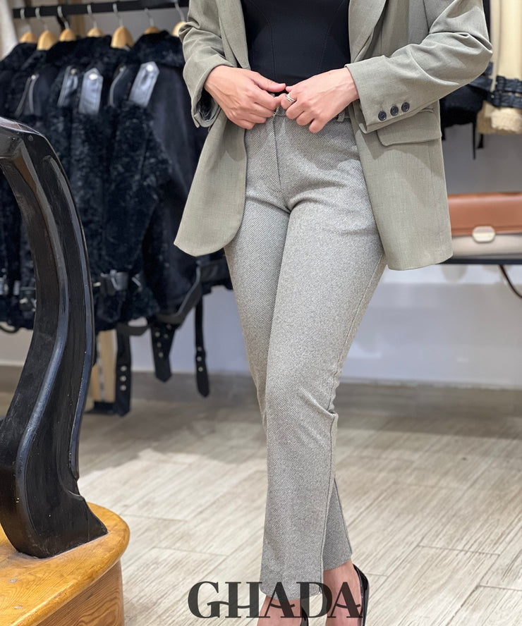Pantalon en tweed