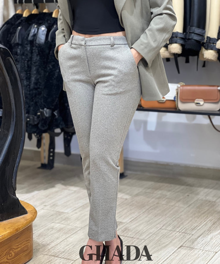 Pantalon en tweed