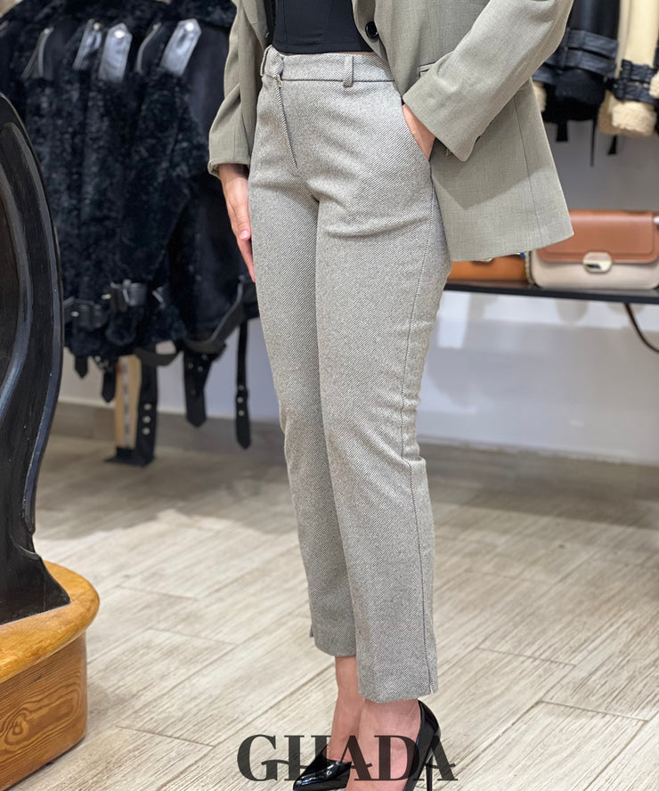 Pantalon en tweed