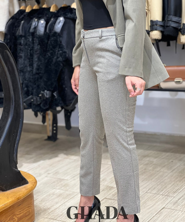 Pantalon en tweed
