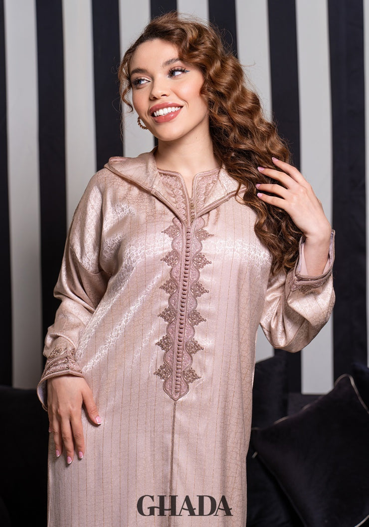Djellaba deux pièces en Kamkha