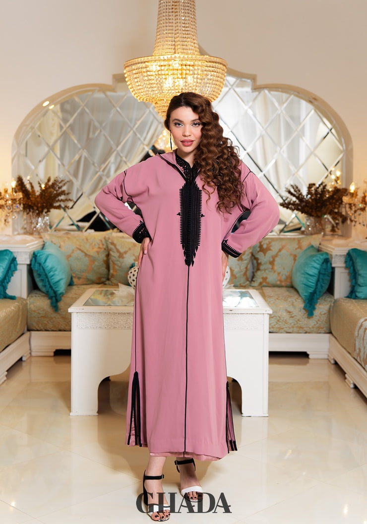 Djellaba traditionnelle avec Qmiss