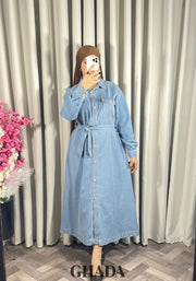 Robe en denim