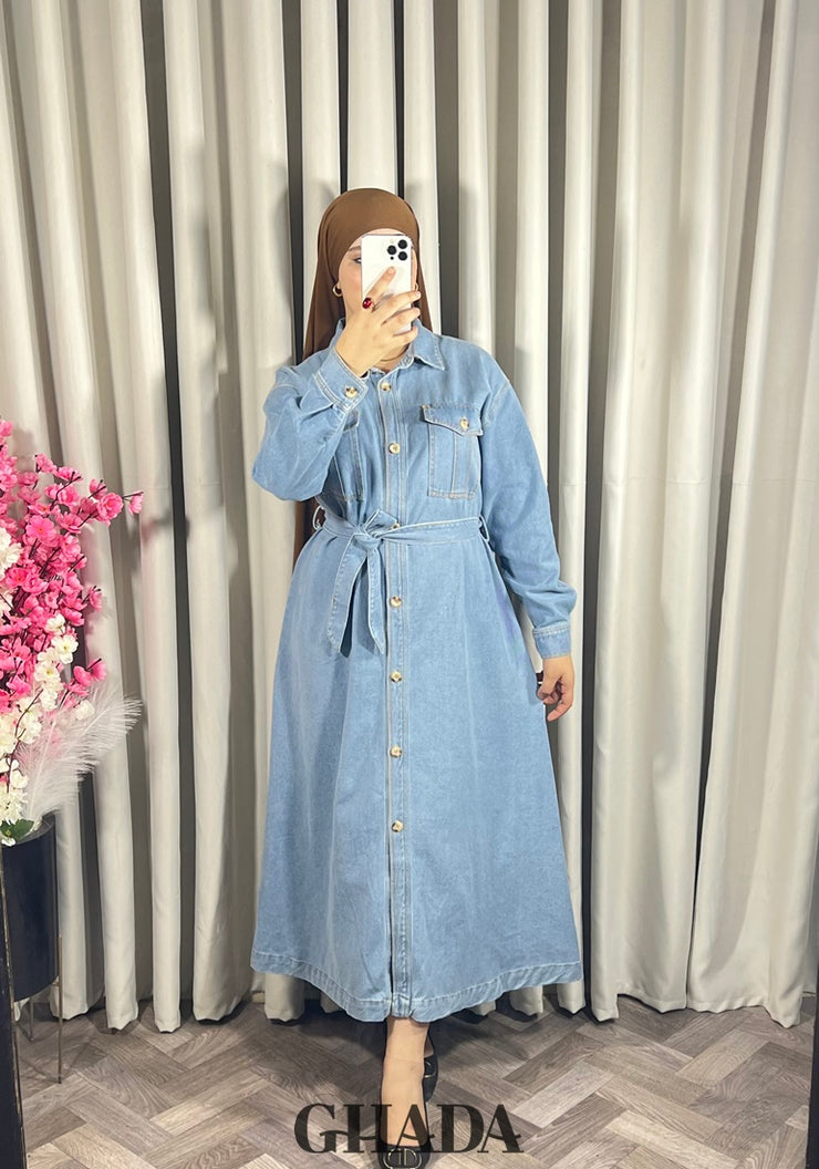 Robe en denim