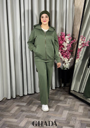 Ensemble survêtement en vert olive