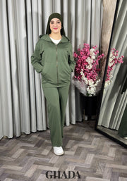 Ensemble survêtement en vert olive