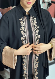 Abaya avec broderie