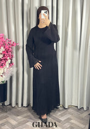 Robe longue en noir