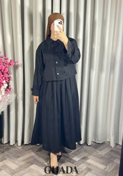 Ensemble veste et jupe noir