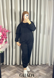 Ensemble en maille noir