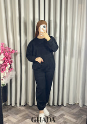 Ensemble en maille noir