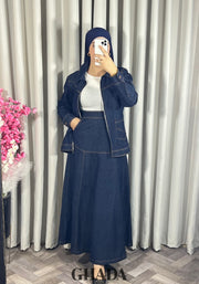 Ensemble en denim avec jupe