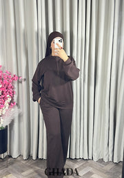 Ensemble survêtement en marron