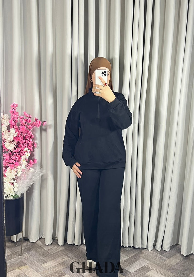 Ensemble survêtement en noir