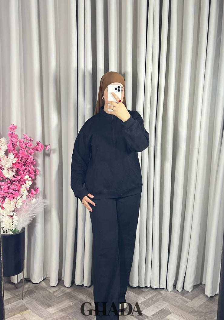 Ensemble survêtement en noir