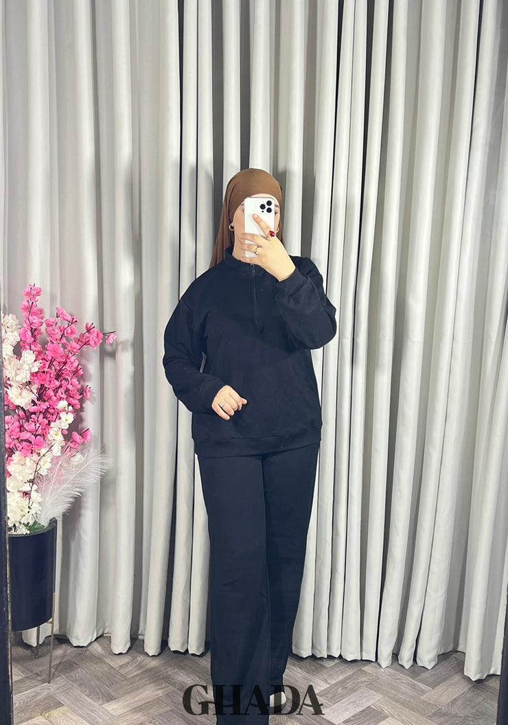 Ensemble survêtement en noir