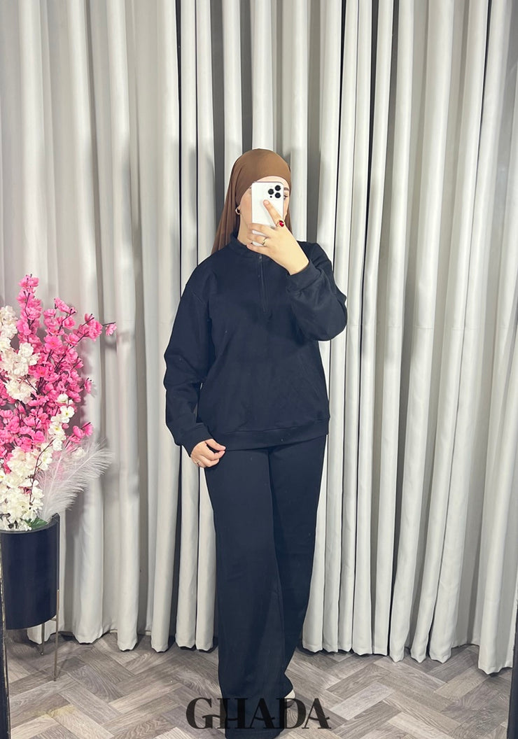 Ensemble survêtement en noir