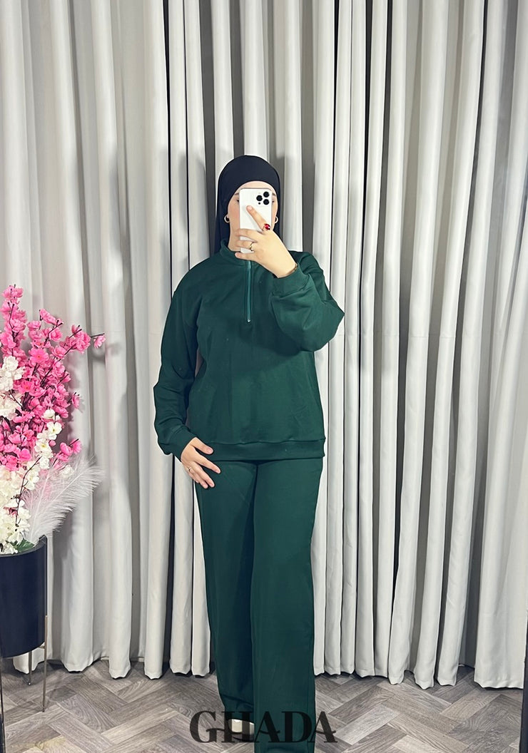 Ensemble survêtement en vert