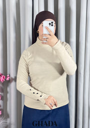 Pull en maille col rond