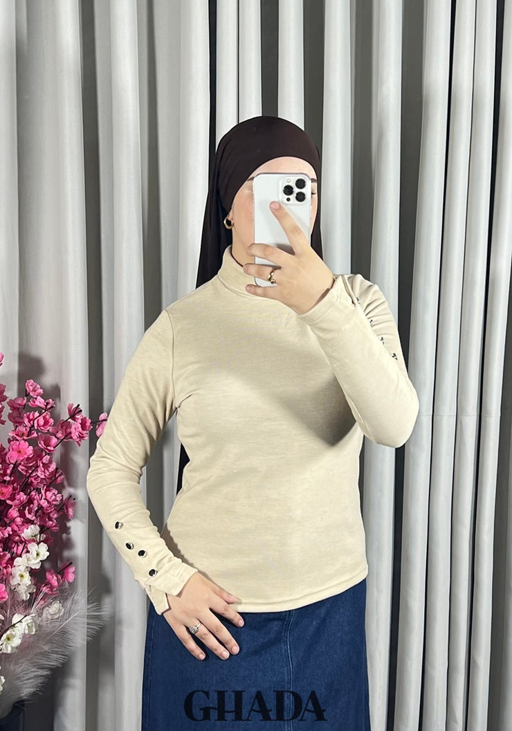 Pull en maille col rond