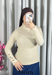 Pull en maille col rond