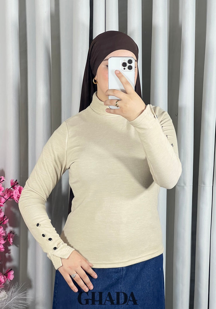 Pull en maille col rond